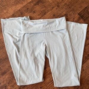 SKIMS Cotton Jersey Foldover Pants (OPAL)
